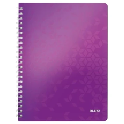 Imagen de Leitz Wow Cuaderno de tapa rígida, A4, Púrpura (Metallic Violet)