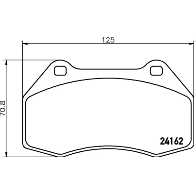 Imagen de HELLA 8DB 355 012 151 Juego de pastillas freno no preparado para indicador desgaste RENAULT: CLIO 3, MEGANE 2, 3 Coupe