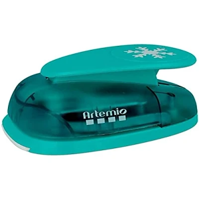 Imagen de Artemio Perforadora de 7,6 cm Jumbo Copo Nieve Palanca, Verde