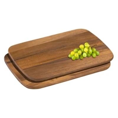 Imagen de Zassenhaus 055023 Set de 2 tablitas desayuno acacia 28x20 cm (h.nr.)