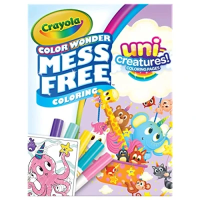 Imagen de Crayola Color Wonder Unicreatures, Mess Free Coloring Pages &amp; Markers, Gift for Kids, Age 3, 4, 5, 6