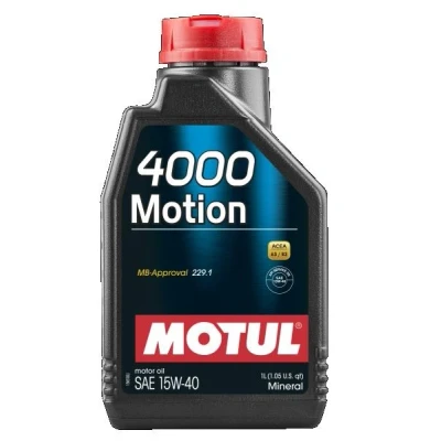 Imagen de Motul 4000 Motion 15W 40 1L Aceite de motor 102815 TOYOTA: Auris Hatchback, Avensis II Berlina, Prius III NISSAN: Pathfinder 3