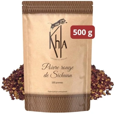 Imagen de Khla Pimienta Roja de Sichuan Bolsa Grano 500g Ingredientes Comida Fina Bayas Rojas Directo del Productor Especia Asiática Origen China