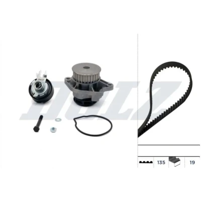 Imagen de DOLZ KD053 Bomba de Agua + Kit Distribucion 135 SEAT: Ibiza 2, Córdoba I Berlina, Arosa, VOLKSWAGEN: Polo III Hatchback, Lupo / 3L