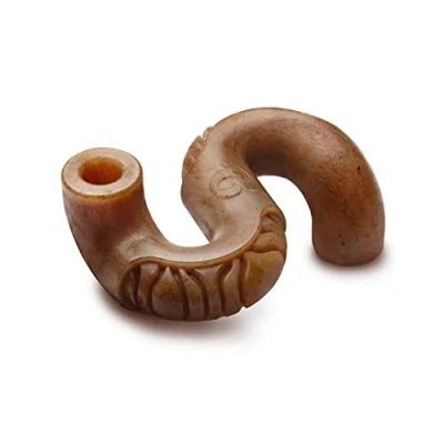 Imagen de Benebone Tripe Bone Juguete masticable Indestructible para Perros masticadores agresivos, rompe el aburrimiento Resistente de Larga duración Perros, Sabor Real Carne Res,