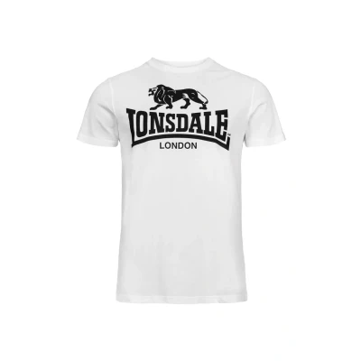 Imagen de Lonsdale Normale Passform LOGO Camiseta estampada, Hombre, Talla: XL, White