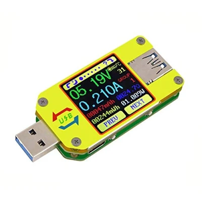 Imagen de DollaTek UM34C Medidor de Voltaje USB Corriente Bluetooth Batería Cargador energía Voltímetro Amperímetro Multímetro Probador