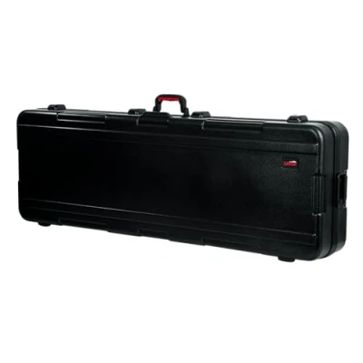 Imagen de Gator Cases Frequent Flyer TSA Estuche para teclado de polietileno moldeado ATA con ruedas teclados extraprofundos 88 notas (GTSA KEY88D)