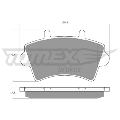 Imagen de TOMEX brakes TX 13 02 Juego de pastillas freno Eje delantero RENAULT: MASTER 2 Kasten, Pritsche/Fahrgestell, Bus