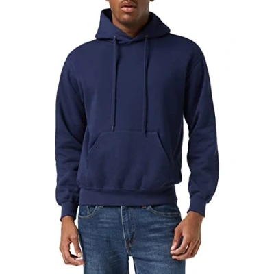 Imagen de Fruit of the Loom Sudadera con Capucha Hombre/Caballero Deporte/Gimnasio/Running (Grande (L)) (Azul Marino)
