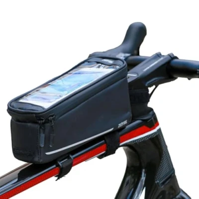 Imagen de ZEFAL Console Pack T2 Bolsa de Marco Bicicleta, Ciclismo, Negro, M
