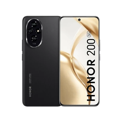 Imagen de Móvil Honor 200 5G, Negro, 512 GB, 12 GB RAM, 6.7&quot; AMOLED, Qualcomm® Snapdragon® 7 Gen 3, 5200 mAh, Android