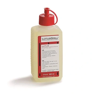 Imagen de LotusGrill Pasta de combustión (3 unidades, 200 ml), especialmente desarrollada para la barbacoa carbón vegetal baja humo