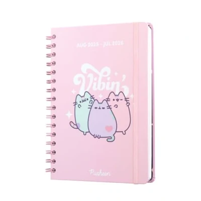 Imagen de Agenda Escolar Erik 2025/2026 Semana Vista A5 12 Meses Pusheen
