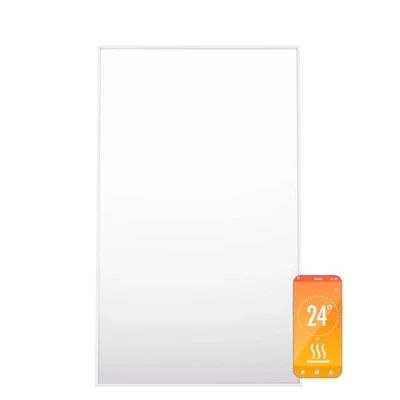 Imagen de KLARSTEIN Radiador Electrico Bajo Consumo Infrarrojos, Estufa Pared 600W, App y WiFi, Detección Ventana Abierta, Temporizador, Emisor Termico, Radiadores Electricos sin CO2