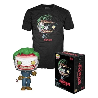 Imagen de Funko Set Figura Pop &amp; tee DC Comics The Joker Exclusive M Muñecos acción, Multicolor (135420)