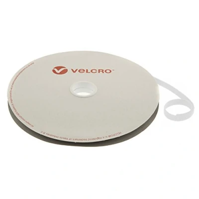 Imagen de VELCRO® Marca ONE WRAP® Correa autoadherente de 10 mm x 25 m, rollo (blanco)