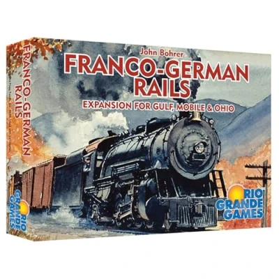 Imagen de Rio Grande Games Gulf, Mobile &amp; Ohio: Expansión franco alemana Rails juego de mesa ferrocarril inversión, juegos Río Grande, para mayores 14 años, 3 5 jugadores, tiempo 60