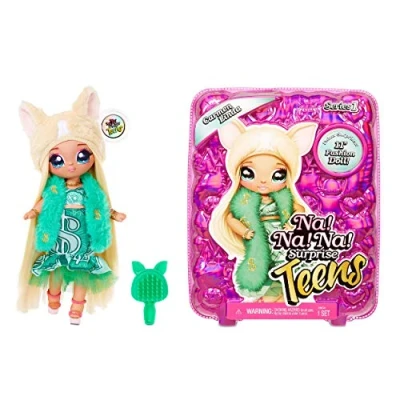 Imagen de Na! Surprise moda CARMEN LINDA Muñeca grande y suave para coleccionar con ropa accesorios de lujo Teens Serie 1 Edad: niños a partir 5 años, multicolor (MGA Entertainment 573883)