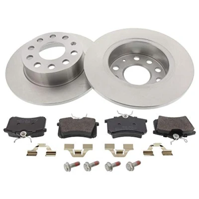 Imagen de MAPCO 47831 Kit de discos y pastillas freno Eje trasero macizo excl. contacto avisador desgaste SEAT: Leon II Hatchback, Altea, Toledo 3