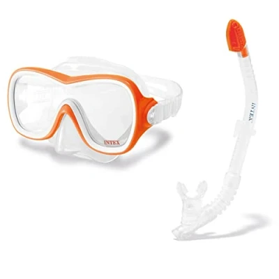Imagen de Intex Kit para Bucear Máscara y Tubo Wave Rider (55647)