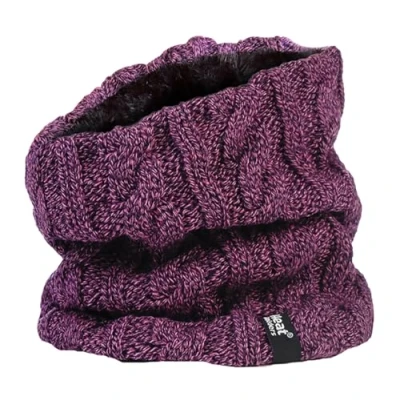 Imagen de HEAT HOLDERS Calentador de cuello térmico invierno para mujer, 3,5 tog, talla única, Morado (, Ladies