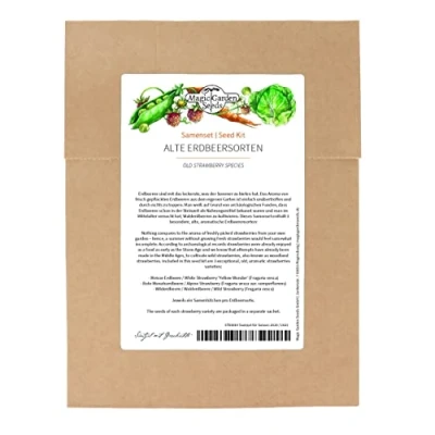Imagen de variedades antiguas de fresas Set semillas con 3 tradicionales aromáticas