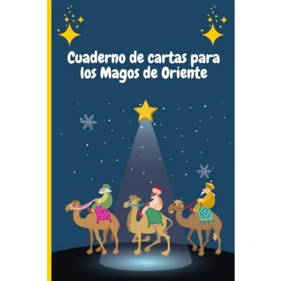 Imagen de cartas Reyes Magos: Cuaderno de 30 para los Magos:: Escribe tu carta a Sus Majestades Magos Oriente, disfruta COLOREANDO y personalizando propia