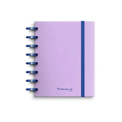 Imagen de Ambar Cuaderno Ecosmart 100 Hojas intercambiables A5 Polipropileno Lila