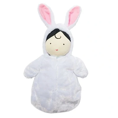 Imagen de Manhattan Toy Snuggle Baby Doll Conejito Saco de Dormir con Capucha y muñeca bebé (153560)