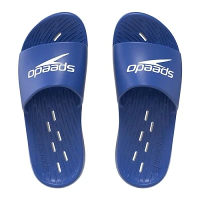 Imagen de Speedo Slide J Sandalias, por Junior Unisex, Azul Marino/Blanco, 38