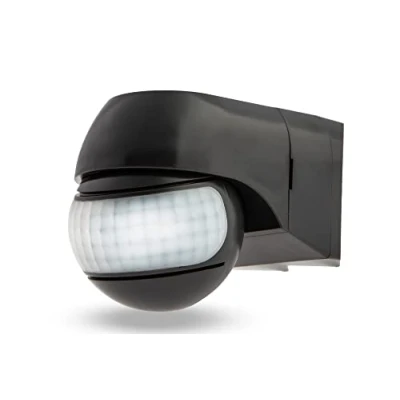 Imagen de HUBER Motion 3LV detector de movimiento por infrarrojos (ángulo 220, IP44, 12 24 V CA CC, potencial contacto libre, apto para LED, ajustable horizontal/verticalmente),