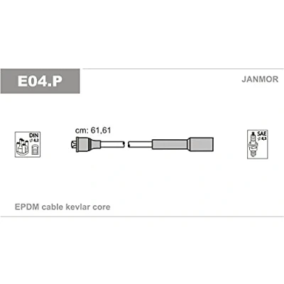 Imagen de MAGNETI MARELLI 941318111205 Juego de Cables Encendido FIAT: 126