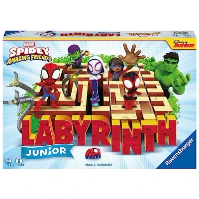 Imagen de Ravensburger Spidey &amp; Friends Junior Labyrinth, Juegos De Mesa Laberinto, 2 a 4 Jugadores, 4+ Años