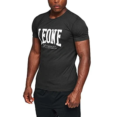 Imagen de LEONE 1947 ABX106 Camiseta Con Logotipo, Unisex adulto, Negro, XXL