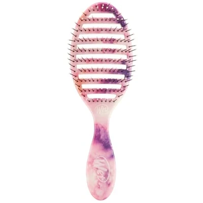 Imagen de WetBrush Speed Dry Detangler con cerdas Heatflex resistentes al calor y diseño de ventilación abierta para secar el cabello más rápido, todo tipo cabello, colección Colour Wash, marca agua