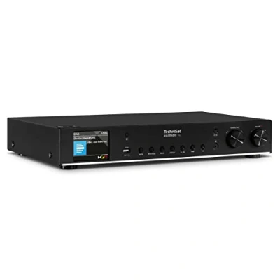 Imagen de TechniSat DIGITRADIO 143 (V3) Sintonizador HiFi de Radio por Internet (Radio Digital Dab+, transmisión Audio Bluetooth, Spotify Connect, Antena Lanzamiento, Control Remoto, Ancho 43,5 cm)
