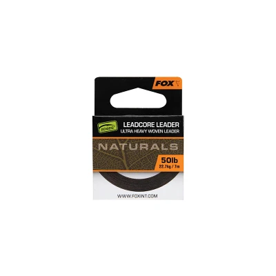 Imagen de Fox Edges Naturals Leadcore Líder 7m (50lb/22.7kg) Material para bajos de línea carpfishing