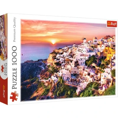 Imagen de Puzzle 1000 Zachód slonca nad Santorini