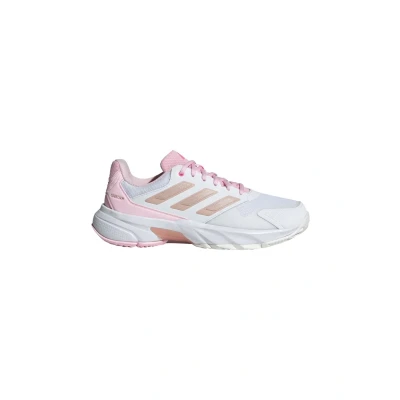 Imagen de adidas Courtjam Control 3 Tennis Shoes, Zapatillas de Tenis Mujer, Cloud White/Silver Metallic/Lucid Pink, 37 1/3 EU