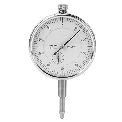 Imagen de Reloj Comparador, Herramienta de Medición Indicador Dial Alta Precisión Manual Hogar para la Industria