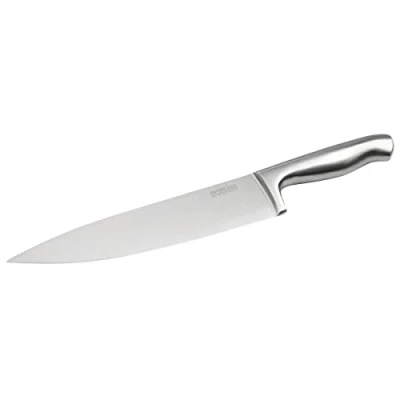 Imagen de NIROSTA Cuchillo cocina chef profesional en acero inoxidable japones CCR+ con mango ergonómico, 33x5,5x2cm, 1ud.