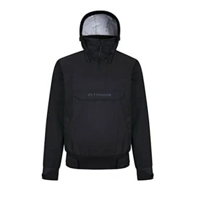 Imagen de Typhoon Cortavientos Renvyle Con Capucha, Chaqueta Hombre, Negro/graphite, M