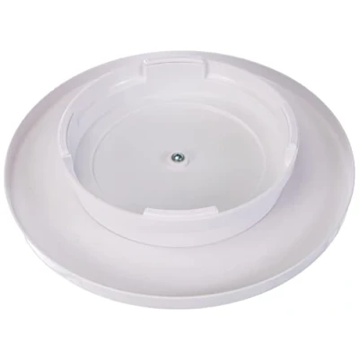 Imagen de Ibili 789300 Base GIRATORIA Baja, Blanco, Centimeters