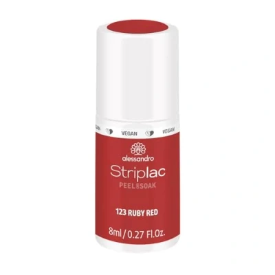Imagen de Alessandro Striplac Peel Or Soak 123 Ruby Red 8 ml