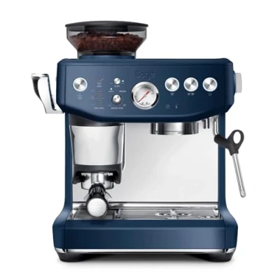 Imagen de Sage Barista Express Impress Cafetera Profesional con Espumador de Leche Manual, Azul Damasco