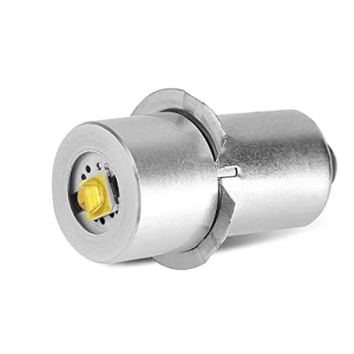 Imagen de Bombilla de repuesto para Linterna LED, 1 pieza P13.5S 3W LED Luz Lámpara antorcha trabajo de(Warm White, 4 12V)