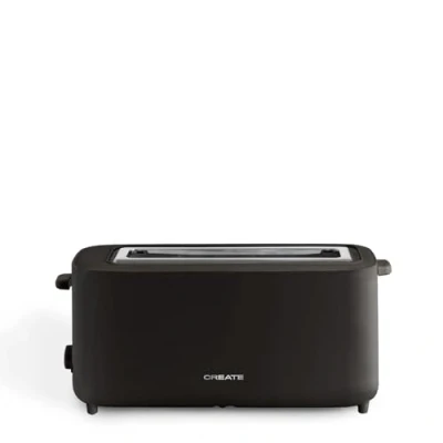 Imagen de CREATE/TOAST STUDIO XL/Tostador de pan negro / 6 Niveles potencia, bandeja recogemigas, termostato, descongelación, sistema seguridad, 950W