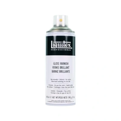 Imagen de Liquitex Professional Barniz en spray transparente Brillante, 400 ml