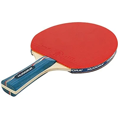 Imagen de Hudora Nuevo Topmaster Raqueta de Tenis Mesa, Infantil, Rojo, Talla única